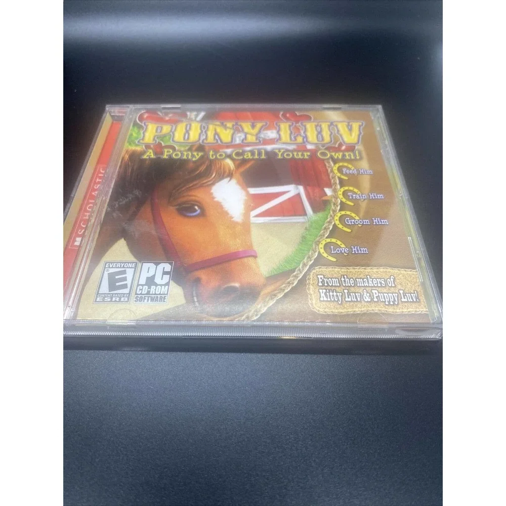 Pony Luv A Pony to Call Your Own CD-Rom PC Game Windows 98/2000/XP
